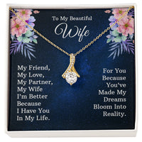 Load image into Gallery viewer, To My Wife - Alluring Beauty Necklace

