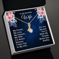 Load image into Gallery viewer, To My Wife - Alluring Beauty Necklace
