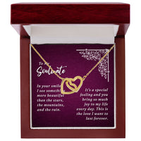 Load image into Gallery viewer, To My Wife - Interlocking Hearts Necklace
