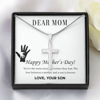 Load image into Gallery viewer, To My Mother - Stainless Cross
