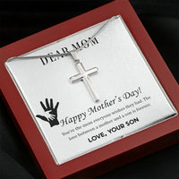 Load image into Gallery viewer, To My Mother - Stainless Cross
